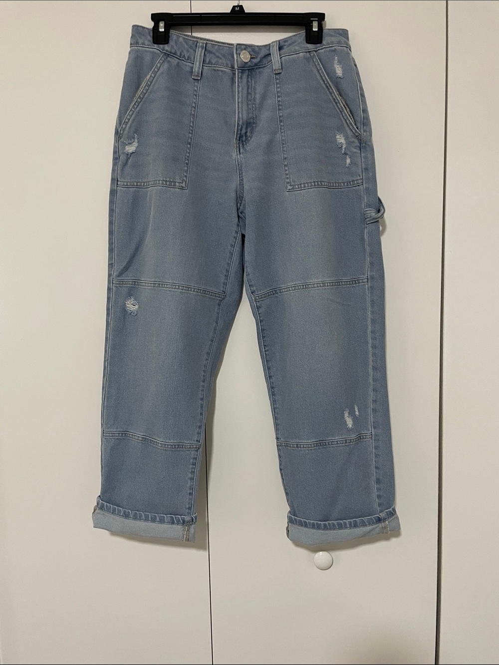 Sonoma Super High Rise Carpenter Straight leg light denim Size 11/30W